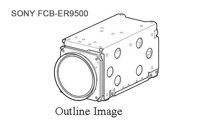 SONY FCB-ER9500輪廓圖